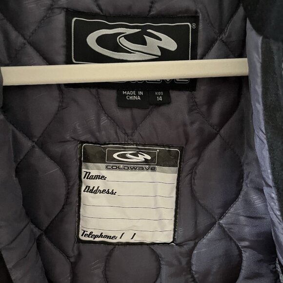 coldwave snowmobile jacket Racing Red Skull Youth 14 Kids Winter Sports Full zip - Picture 5 of 8